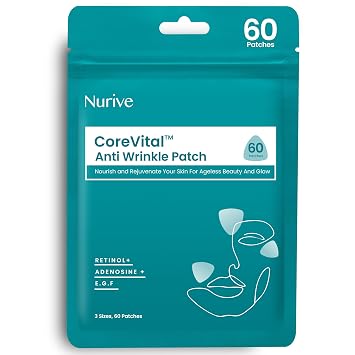Parches avanzados para arrugas 60 unidades, parches para líneas de sonrisa y arrugas de ceño fruncido, cinta facial antiarrugas invisible para el cuidado de la piel coreana durante la noche con