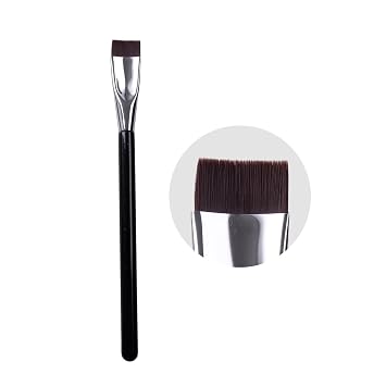 The Precise Arc Brush Plano Delineador de Ojos Cejas Vegano Cerdas Pincel de Sombra de Ojos