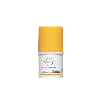 Drunk Elephant Bálsamo para Labios - 3.7 g/0.13 oz - Bálsamo Labial Nutritivo - Cuidado de la Piel Limpio y Clínico - Libre de Crueldad - Testado por Dermatólogos - Sin Aceites Esenciales, Siliconas y