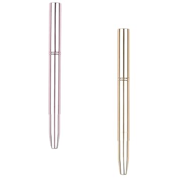 NOLITOY 2 brochas de labios de doble punta con aplicador retráctil para lápiz labial y brillo, material agradable a la piel, mango flexible para amantes del maquillaje y principiantes