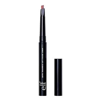 e.l.f. Love Triangle Lip Filler Liner, delineador de labios 2 en 1 para esculpir y rellenar, color intenso de larga duración, vegano y libre de crueldad, rosa suave