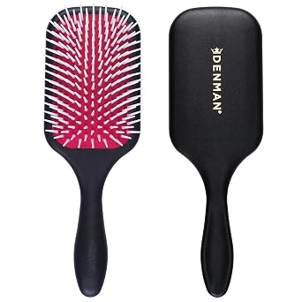 Denman Cepillo de Paleta para Desenredar y Peinar – Desenredador y Estilizador para Cabello Húmedo o Seco para Cabello Rizado, Crespo, Liso, Grueso y Largo – Ideal para Mujeres y Hombres