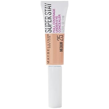 Maybelline Super Stay - Maquillaje de cobertura total, iluminador, larga duración, corrector de ojos, líquido