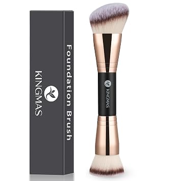 KINGMAS Foundation Brush, Premium Dual Powder Concealer Makeup Brush