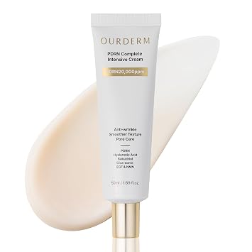 PDRN Crema intensiva completa, PDRN 20,000 ppm hidratante facial diario para hidratación y acondicionamiento de la piel, fórmula coreana ligera para el cuidado de la piel