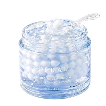 Crema de rocío luminosa, crema facial hidratante e iluminadora, hidratante facial nutritiva para piel brillante, cuidado de la piel coreano, 2.82 onzas