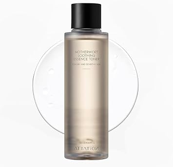 Motherwort Tónico facial calmante Essence, extracto de hierbas, para piel seca y sensible, cuidado de la piel coreano vegano, refrescante, hidratante, purificante para piel brillante y