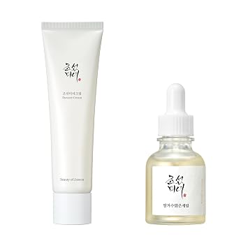 Beauty of Joseon Dynasty Cream Hidratante Facial Hidratante (3.4 fl oz, 3.38 onzas líquidas) con suero profundo Glow + Alfa-Arbutina (1.0 fl oz, 1.01 onzas líquidas), cuidado de la piel coreano