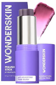 Wonderskin Cream Blush Stick pH-Activated - pHlush Stick, Blush for Cheeks