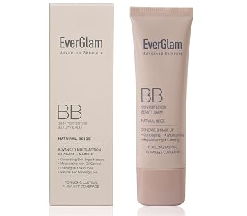K-Beauty Skin Perfector Korean BB Cream, Light Medium - Impecable, Brillo natural en segundos | Hidratante tintado multifunción: se mantiene todo el día, rocío, resistente al agua, controla el aceite