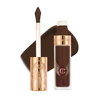 Charlotte Tilbury AIRbrush Corrector de desenfoque impecable – Corrector para ojeras, manchas y más – Hidratante, cobertura completa con un acabado mate natural