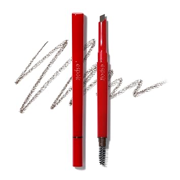 Espoir The Brow Easy Shaping Pencil #1 Classic Brown | Cejas en forma de hoja de diseño elaborado, rápido y fácil de dibujar líneas finas, punta afilada de larga duración y tonos de color natural, maquillaje coreano