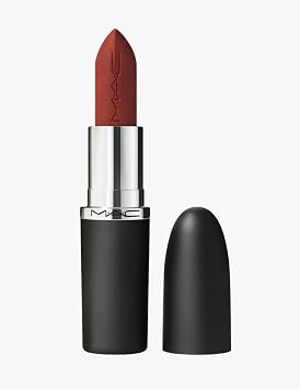 MAC Macximal Silky Matte Lipstick Overstatement, 0.12 onzas (paquete de 1), naranja