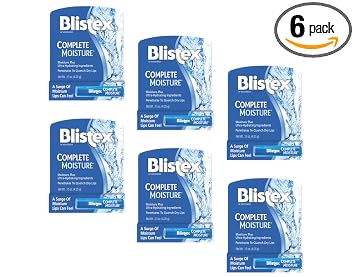 Blistex Protector labial hidratante completo 0.15 oz (paquete de 6)
