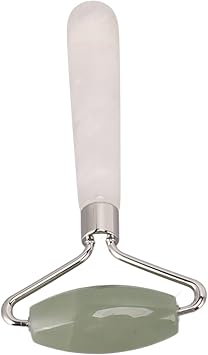 Omabeta Jade Roller Handcrafted Face Roller for Skin Tightening and Puffiness Reduction Suitable for All Skin Types 1 X Jade