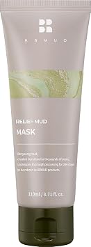 BRMUD Máscara de barro de alivio - Exfoliante facial y corporal Máscara de