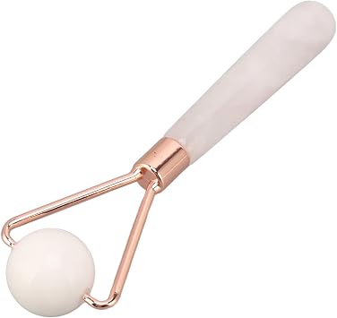 Jade Roller Skin Firming Puffiness Reducing Facial Massage Roller for Salon, Handmade Jade Material