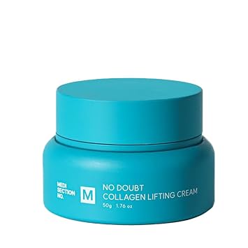 MEDI SECTION NO.M Korean Collagen Cream 50g (1.76 oz) – Rich Firming Face Cream, Vegan PDRN & 5-Peptide Complex, Daily Moisturizer for Dry and Mature Skin
