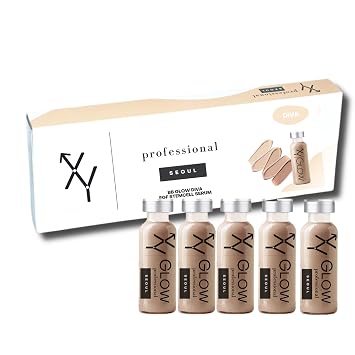 XY PROFESSIONAL BB Glow Foundation Ampolla Corrector de imprimación pigmento/Facial Skin serum Starter Kit- Brightening BB Glow KOREA Microneedling academy Supplies DIVA