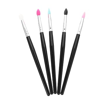 Eyeshadow Applicator Brush Set 5pcs for Women Silicone