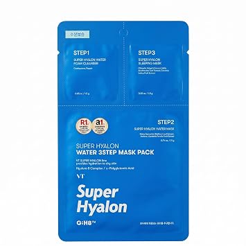 VT Super Hyalon 3 en 1 - Mascarilla hidratante coreana con ácido