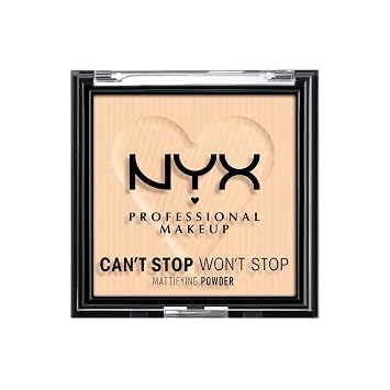 NYX PROFESSIONAL MAKEUP Can't Stop Won't Stop Polvo Compacto Matificante - Claro