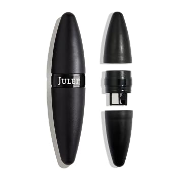 Julep Sacapuntas de maquillaje cosmético, delineador, delineador de labios y lápices de cejas, compacto, apto para viajes, fácil de limpiar, sacapuntas universal para lápices de madera y plástico, acero fabricado en Alemania