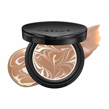 AGE20'S Signature Essence Pact 28N - Base de cojín coreana vegana | Paquete de 1 | Base crema, acabado húmedo y brillante, cobertura natural, SPF 50+ | 0.14 onzas