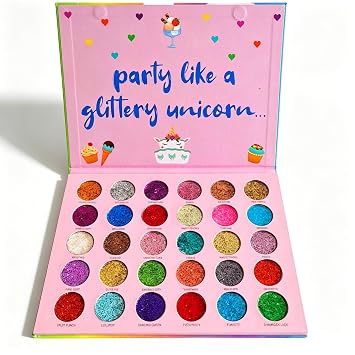 Paleta de sombra de ojos con purpurina brillante, regalo de