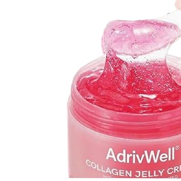 Crema de gelatina de colágeno, hidratante facial coreano con niacinamida y colágeno hidrolizado liofilizado, hidratación brillante y cuidado de la piel antienvejecimiento para líneas finas y opacidad, hidratación de 24 horas (3.71 onzas líquidas)