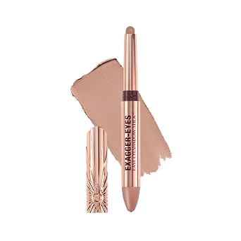 Charlotte Tilbury Exagger-Eyes Easy Eyeshadow Stick - 10 tonos universalmente favorecedores en 2 acabados embellecedores para un uso duradero de hasta 24 horas