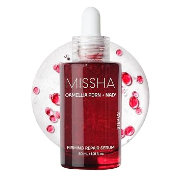 MISSHA PDRN NAD+ Suero reparador reafirmante, suero facial coreano, 1.01 fl