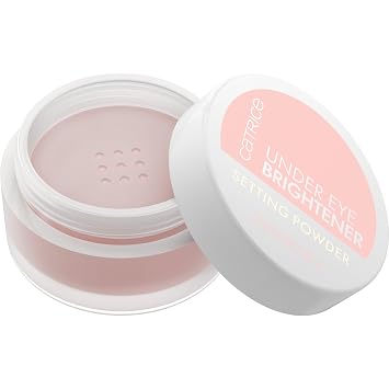 Catrice | Polvo fijador iluminador para debajo de los ojos (010 | Rosa Claro) | Efecto iluminador y enfoque suave enriquecido con ácido hialurónico para una piel radiante y sin imperfecciones | Vegano
