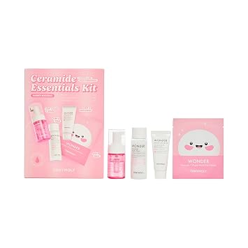 TONYMOLY Wonder Ceramide Mochi Essentials Set - Ácido Hialurónico y Cica