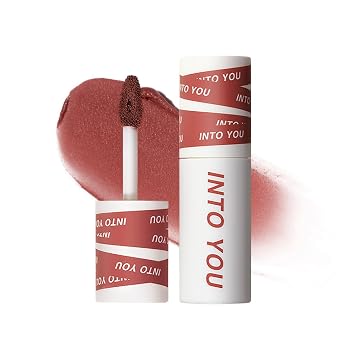 INTO YOU Lápiz labial mate, color labial súper duradero para mujeres, impermeable, mancha labial de larga duración, arcilla labial de alto impacto con textura ligera de lodo labial, de doble uso para