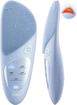 COSLUS JMY05 Cepillo de limpieza facial, cuidado de ojos con calor