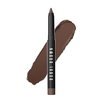Bobbi Brown Lápiz delineador de ojos en crema de larga duración | Delineador de ojos de punta fina, resistente al agua, rico en pigmento, sin arrugas con sacapuntas incorporado