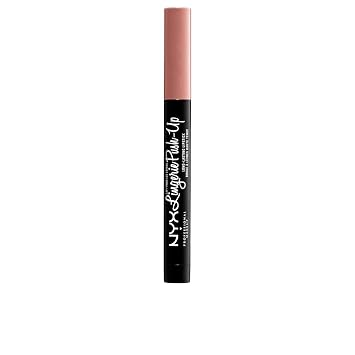 Nyx - Maquillaje profesional; lápiz labial de la línea Lingerie con efecto Push-Up, amplificador de labios de larga duración con detalle de encaje (Color rosa desnudo beige)