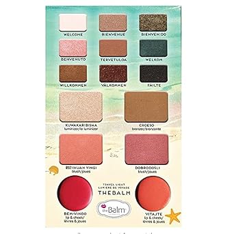 thebalm Balm Voyage 2 Paleta con rubor, bronceador, iluminador, etcétera