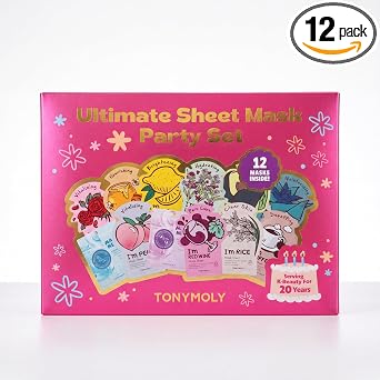 TONYMOLY Juego de mascarillas todo lo que necesitas para hidratación y luminosidad, cuidado de la piel coreano