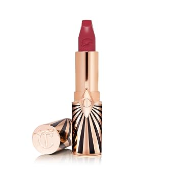 Charlotte Tilbury Hot Lips 2.0 - Lápiz labial hidratante de larga duración con extractos de orquídeas y antioxidantes, acabado satinado construible para labios de aspecto más completo
