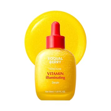 EQQUALBERRY Suero iluminador de vitaminas | Niacinamida 4% y TXA | Suero iluminador de vitamina C para brillo facial con ácido hialurónico | Cuidado de manchas oscuras y tonos desiguales | Cuidado de