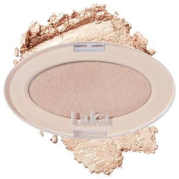 Laka Resaltador Dream Beam, 0.09 onzas, polvo hidratante con ácido hialurónico y manzanilla para un brillo radiante y duradero, piel de vidrio, K-Beauty (#01 Natural Beam)