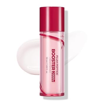 ISNTREE Plum Peptide Booster 2000s - Suero reafirmante e hidratante con colágeno vegano y 5 péptidos - Cuidado de la piel coreano - 1.7 fl oz / 1.69 fl oz