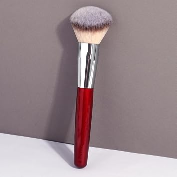 1pcs Professional Makeup Brush Set with Paper case, Premium Synthetic Foundation Brush Blending Powder Tapered Kabuki Liquid Foundation Makeup Brushes Cosmetics Applicator, Red