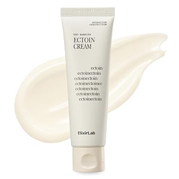 Crema hidratante ectoína, 1.69 fl oz, 10,000 ppm (1%) crema facial ectoína con pantenol y niacinamida | Cuidado de la piel coreano para pieles secas y sensibles