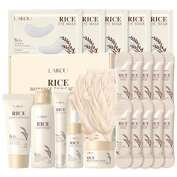 LAIKOU Cuidado de la piel coreano, Set de cuidado de la piel 20pcs