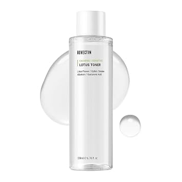 ROVECTIN Tónico de agua calmante Lotus – pH 4.7 extra calmante e hidratante para problemas de cuidado | 40% extracto de flor de loto para purificar | Ácido hialurónico, sin alcohol, vegano, K-Beauty