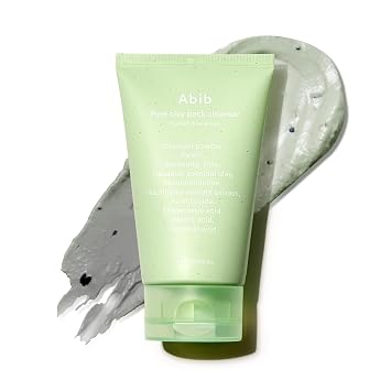 Abib Pore Clay Pack Cleanser Heartleaf - Espuma de carbón, 4.05 onzas líquidas, forma de mousse, control de aceite, sin perfume