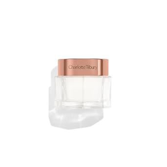 Charlotte Tilbury Crema hidratante facial Magic Cream – Crema facial reafirmante e hidratante para crear una base de aspecto más suave para el maquillaje, enriquecida con vitaminas C y E, complejo de